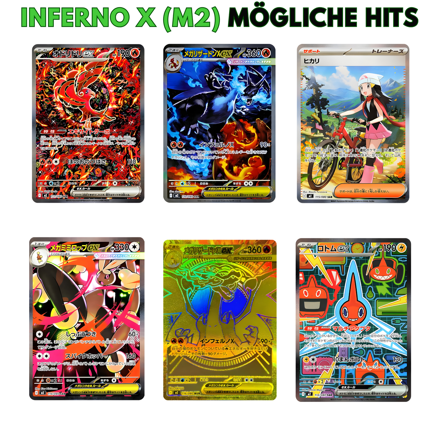 Pokemon Inferno X (M2) Display Japanisch