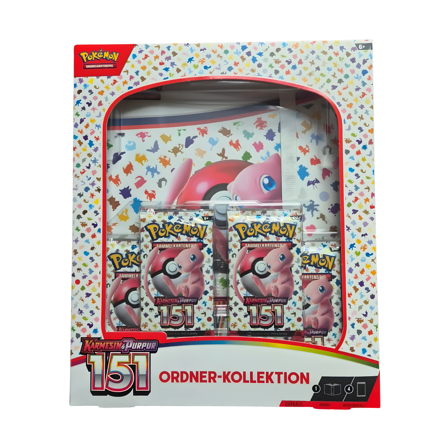 Pokémon 151 Ordner-Kollektion MEW Binder - DEUTSCH NEU OVP