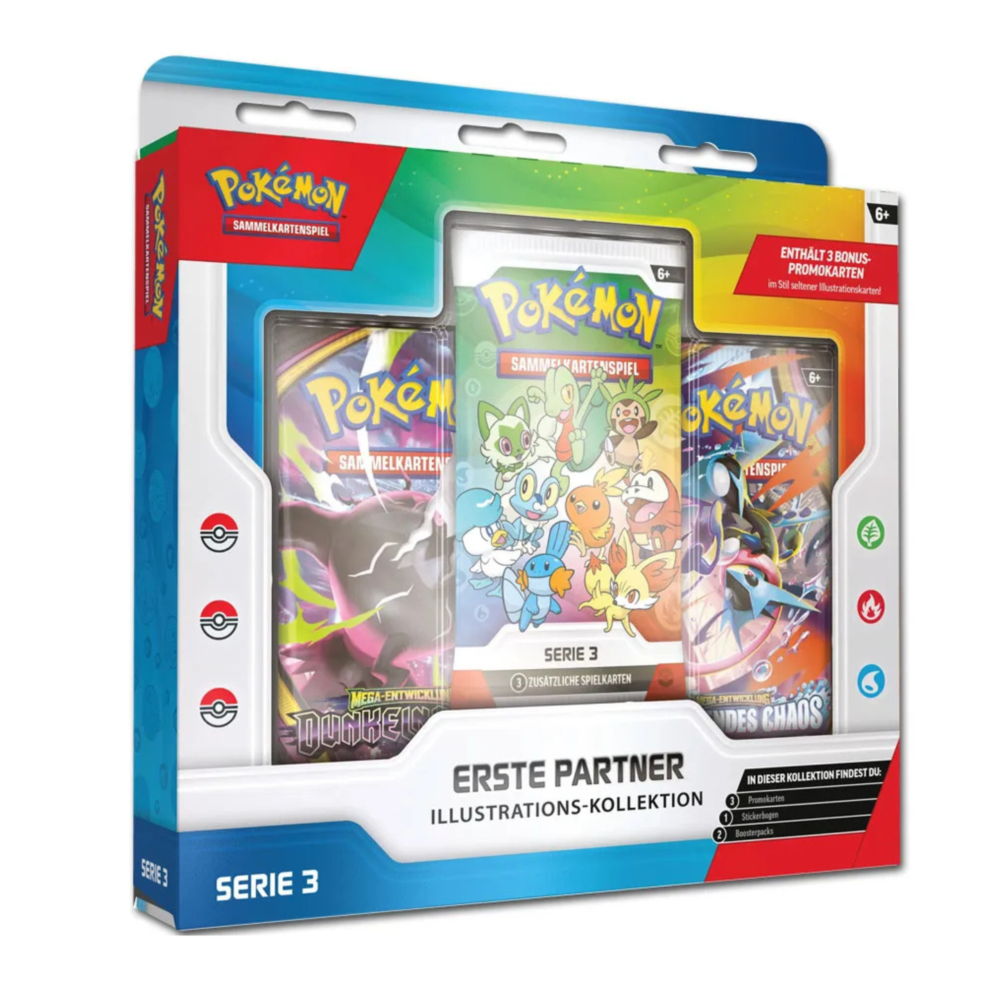 Pokémon Erste Partner Illustrations-Kollektion Serie 3