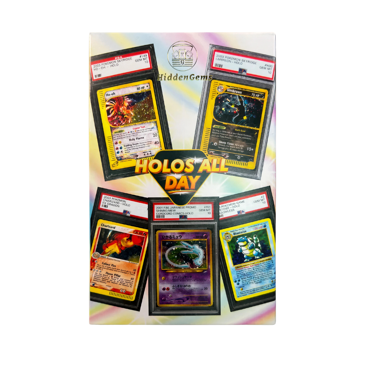 Hidden Gems Pokémon Holos All Day Box
