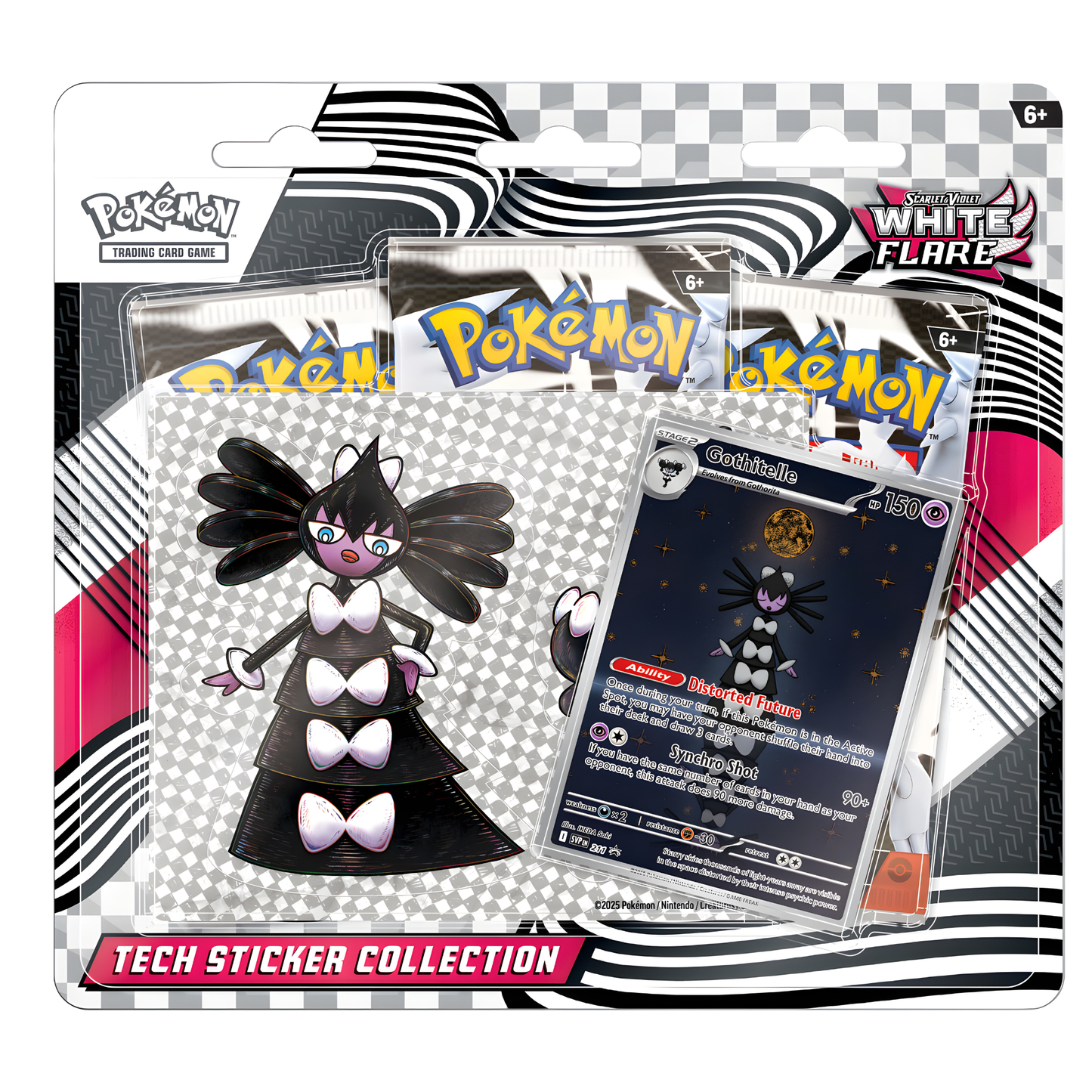 White Flare Sticker Collection Englisch