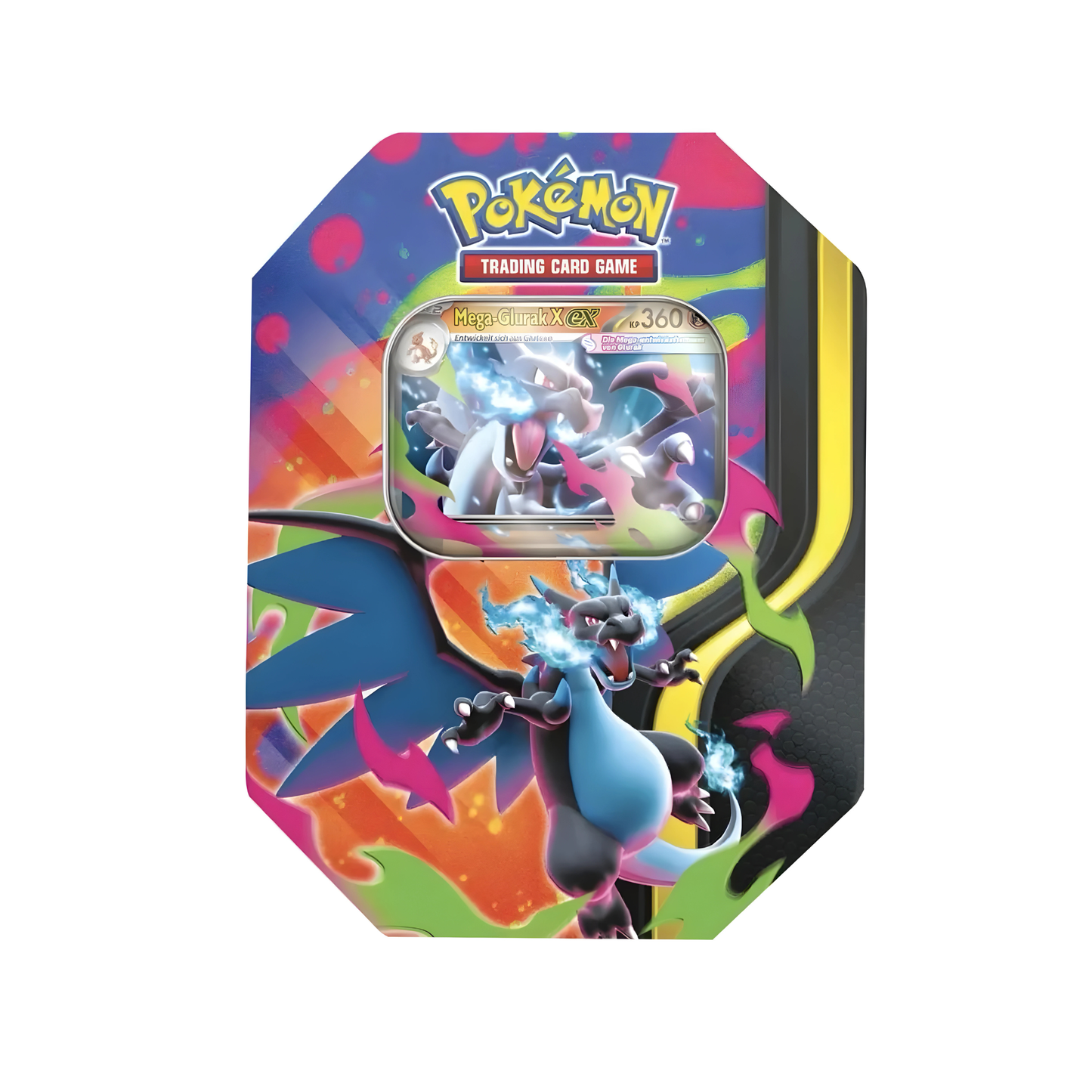 Pokemon Mega Glurak X Tin-Box