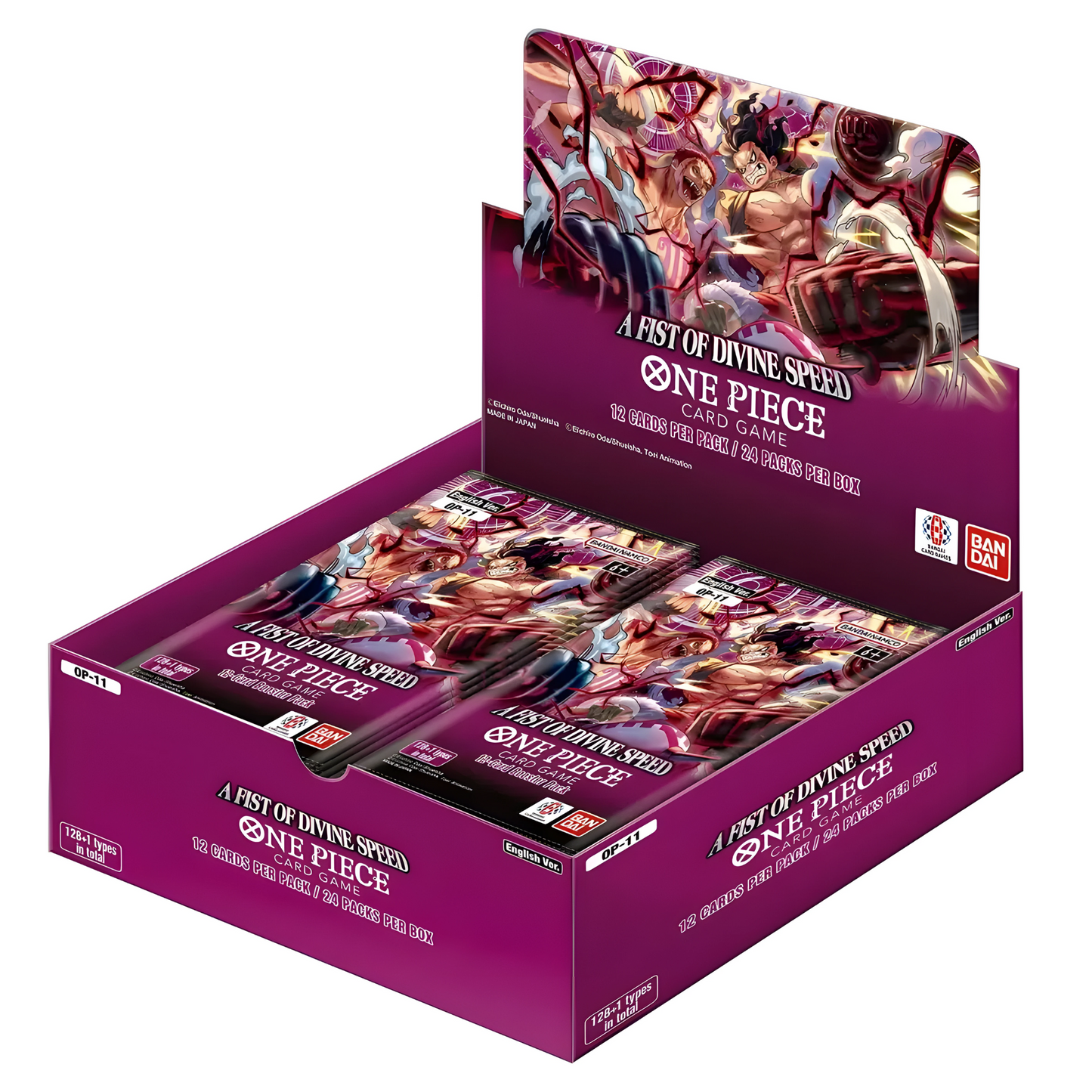 One Piece Card Game - A Fist of Divine Speed OP-11 Booster Display (ENG)