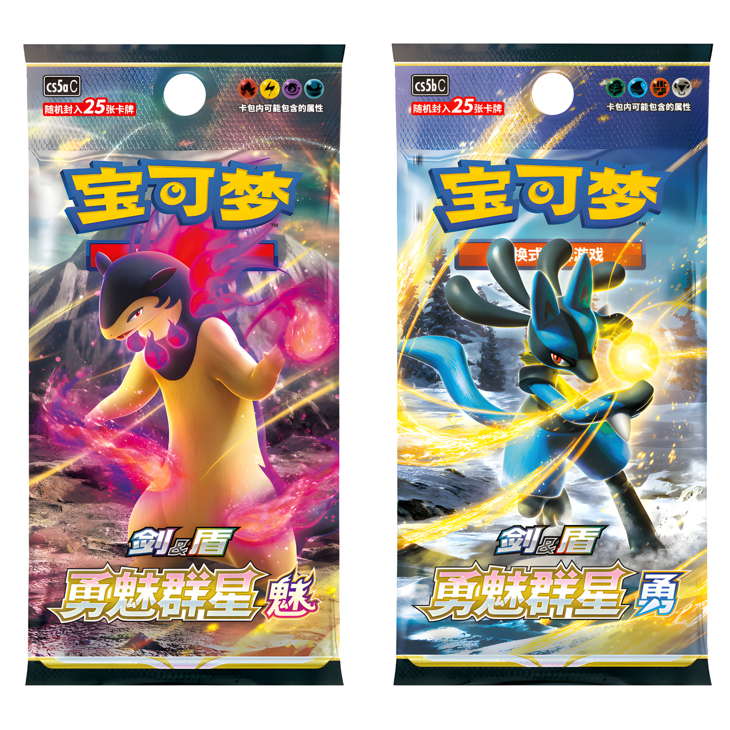 Pokemon Brave Stars CS5aC & CS5bC Jumbo Booster