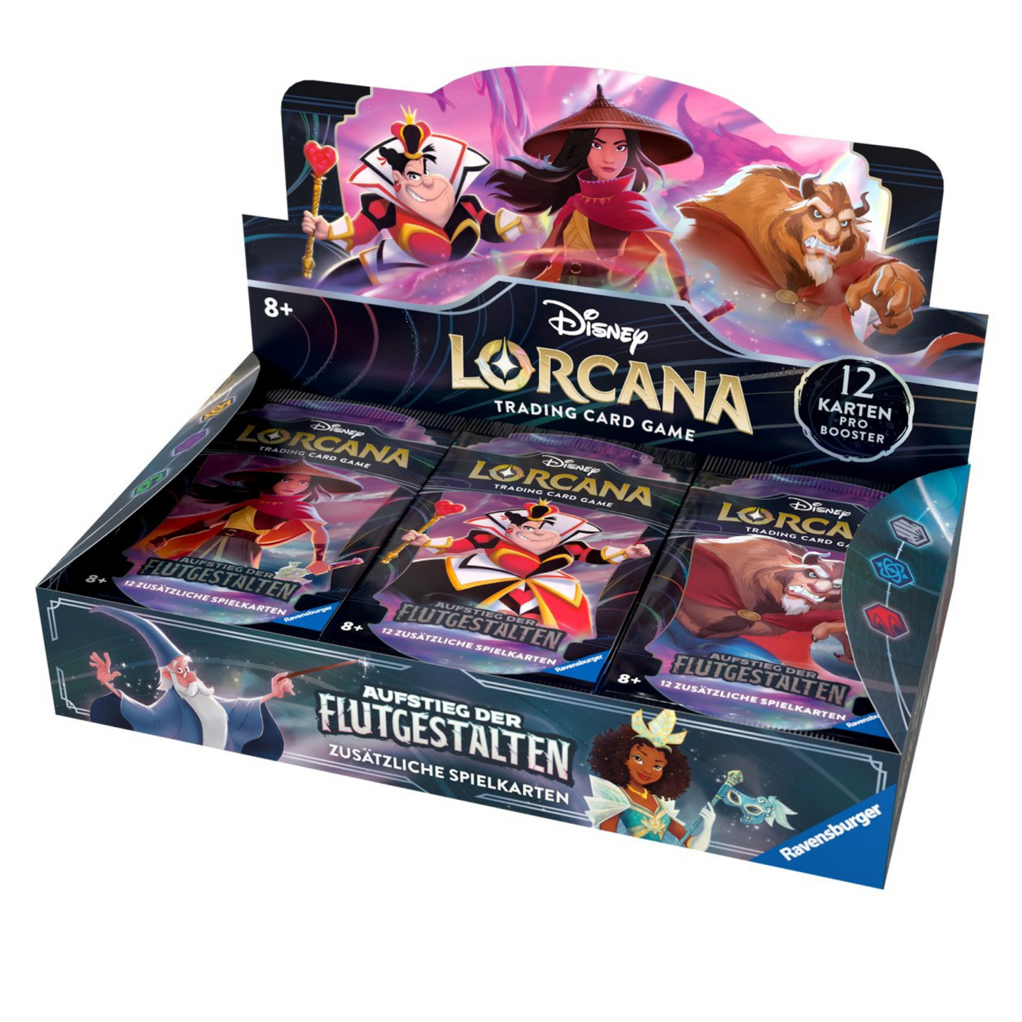 Disney Lorcana Aufstieg der Flutgestalten Display Deutsch