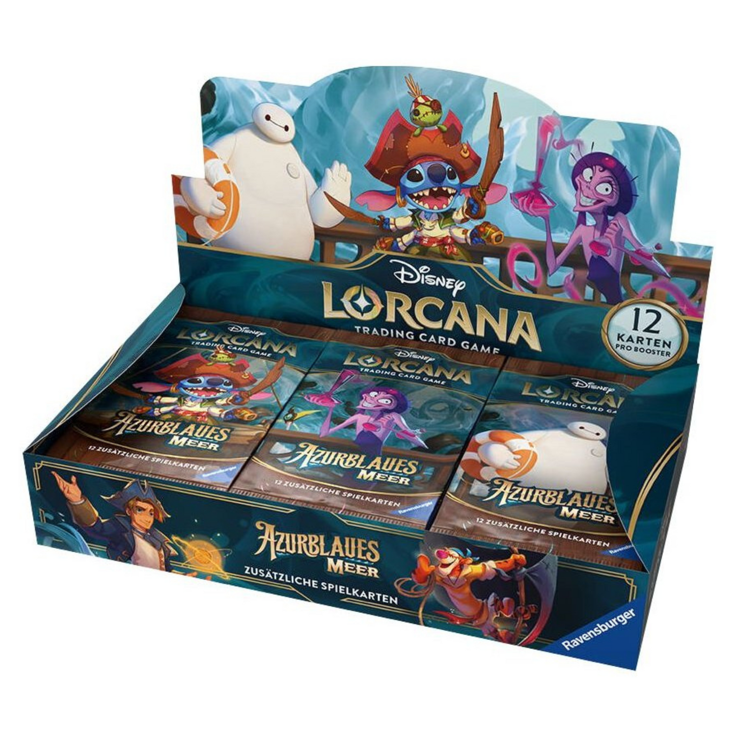 Disney Lorcana Azurblaues Meer - Display Deutsch