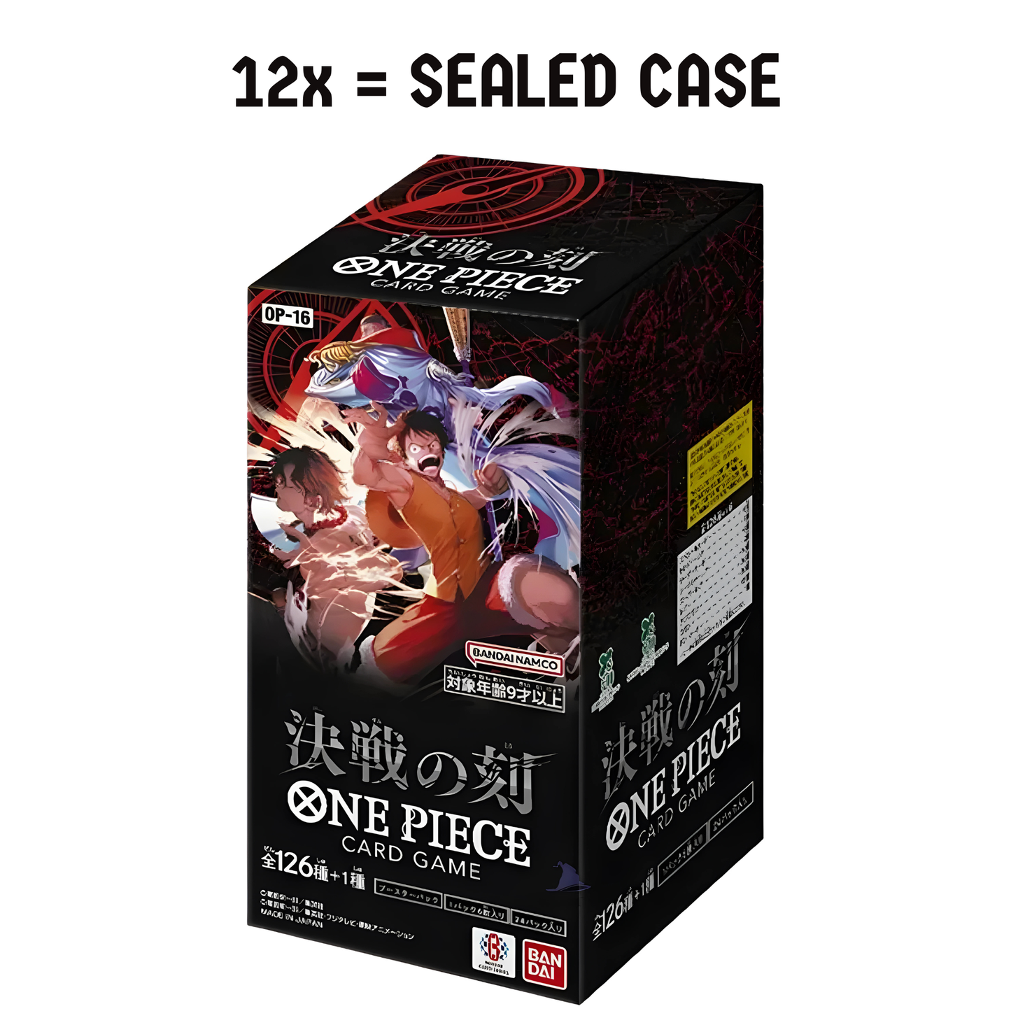 One Piece Card Game - OP16 Booster Display The Time of Battle JP