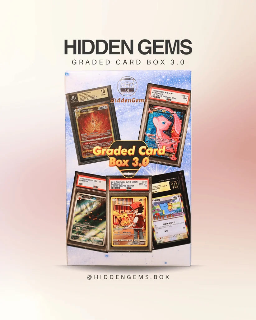 Pokémon Hidden Gems Graded Card Box 3.0