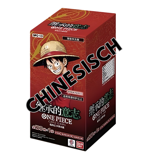 One Piece Card Game  Chinese  OP-13 Carrying On His Will Display