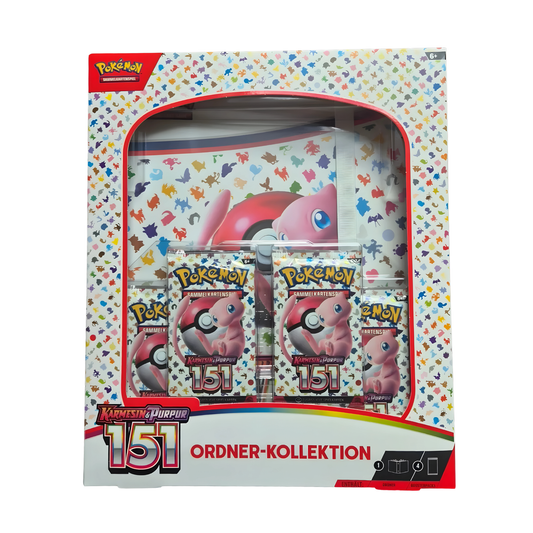 Pokémon 151 Ordner-Kollektion MEW Binder  - DEUTSCH NEU OVP