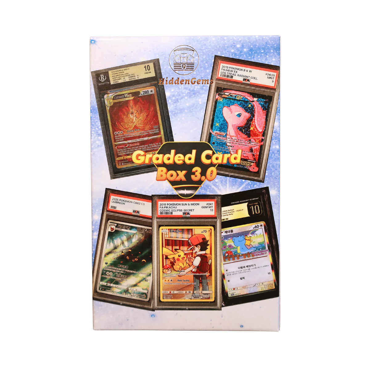 Pokémon Hidden Gems Graded Card Box 3.0
