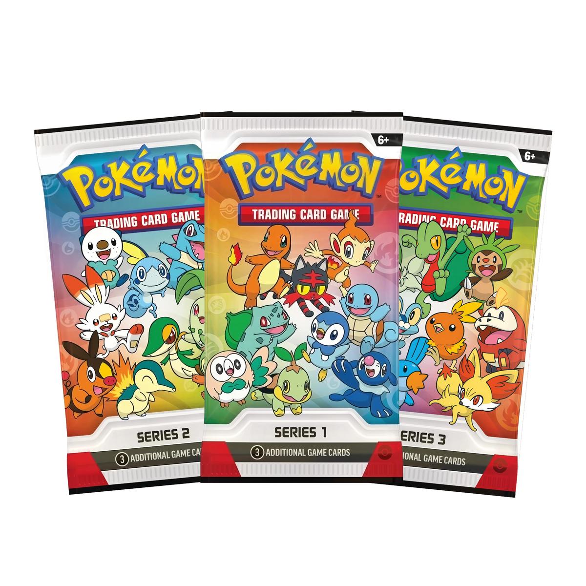 Pokemon First Partner Series 1 , 2 , 3 ENGLISCH