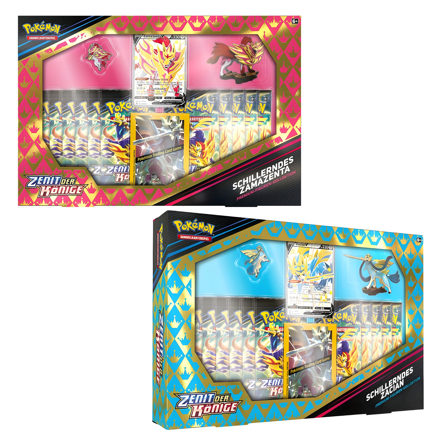 Pokemon Zamazenta & Zacian Premium Figuren Kollektion