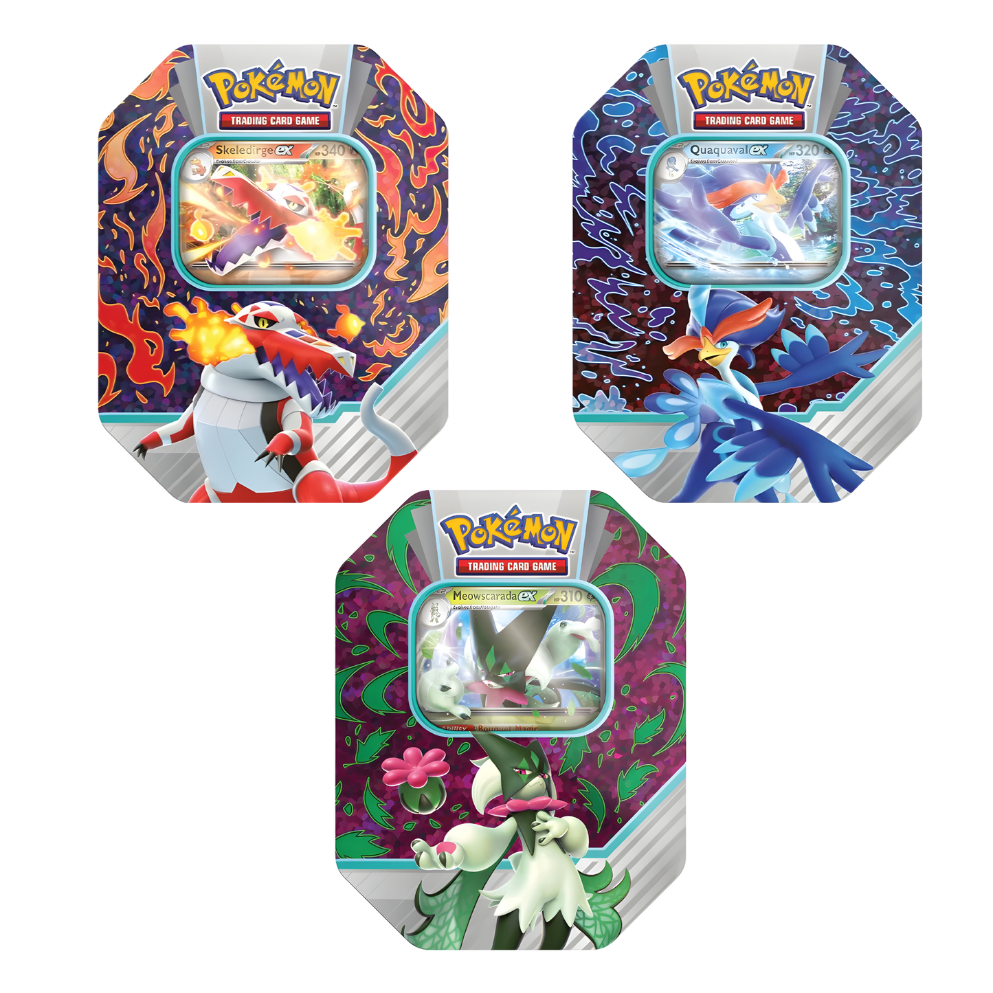 Pokemon Fall ex Paldea Partners Tin Englisch