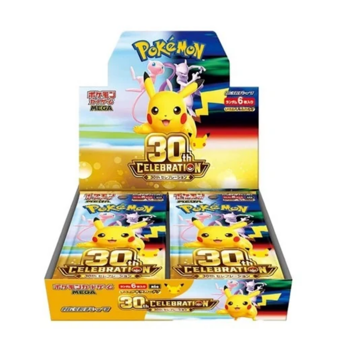 Pokemon 30 Jahre Display Japanisch