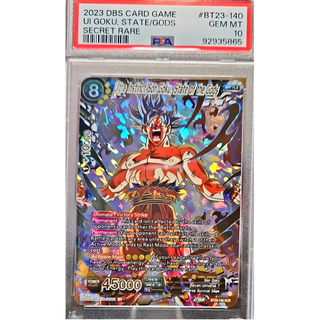 Dragonball Ultra Instinct Son Goku, State of the Gods PSA 10-Tobostop