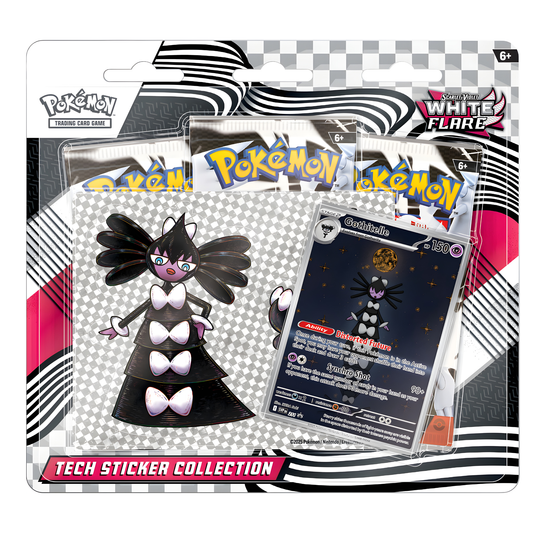 White Flare Sticker Collection Englisch