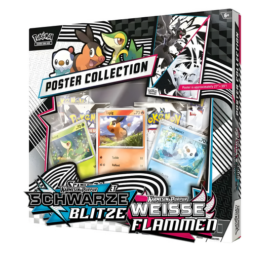 Pokemon Schwarze Blitze & Weisse Flammen - Poster Kollektion