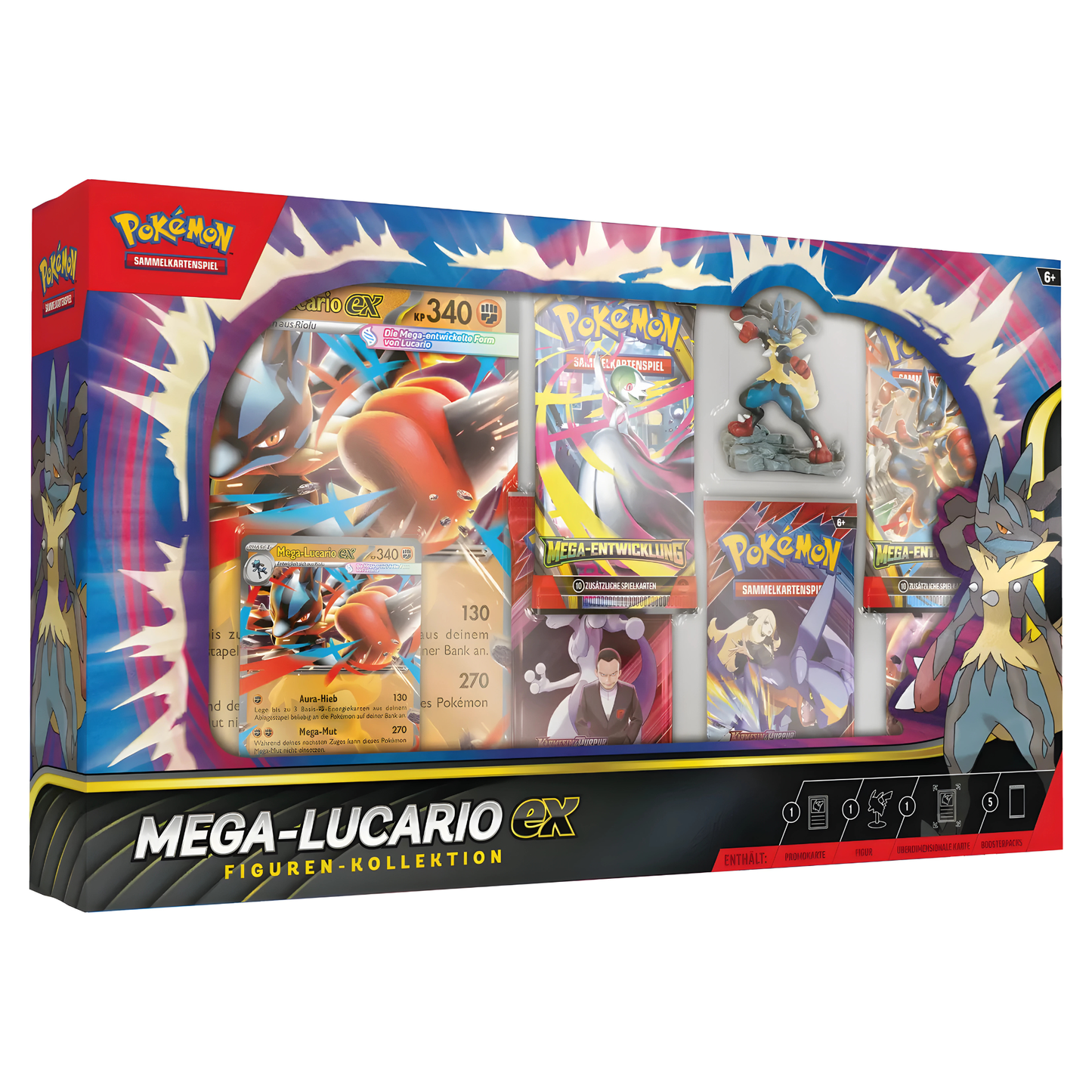 Pokémon Mega-Lucario Figuren-Kollektion Deutsch