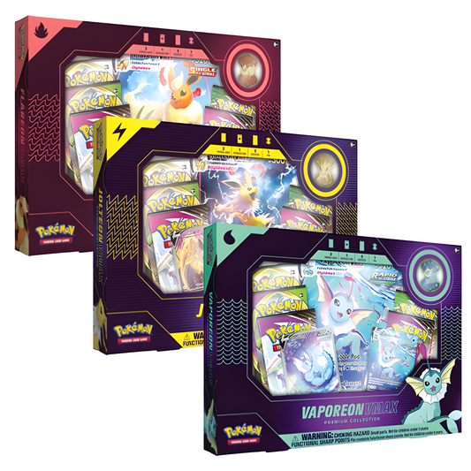 Jolteon & Vaporeon & Flareon VMAX Premium Collection