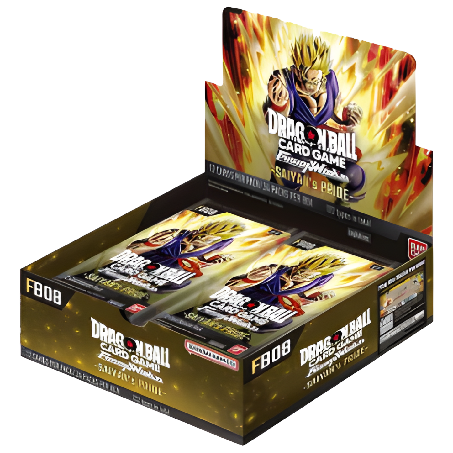 Dragon Ball Super Card Game Fusion World Saiyan’s Pride - FB08 Booster Display (24 Packs) Englisch