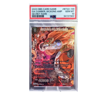 Dragonball Great Ape Cumber, Golden Wickedness Amplified  Critical Blow PSA 10-Tobostop