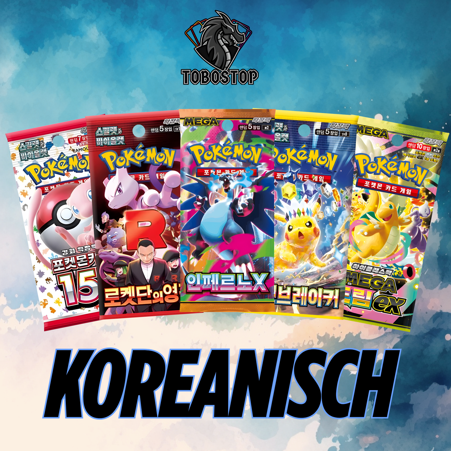 Pokemon Koreanisch Booster / Display