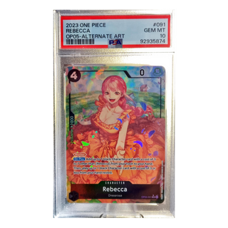 One Piece Rebecca (OP05-091) (V.2) PSA 10-Tobostop