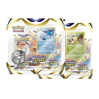 Pokemon Brilliant Stars 3er Blister Glaceon & Leafeon Englisch-Tobostop