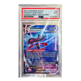 Pokemon Intelleon VMAX Fusionsangriff (FST 266) PSA 9-Tobostop