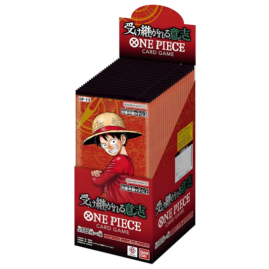One Piece Card Game - OP13 -Carrying on his WIll  Display (Japanisch)